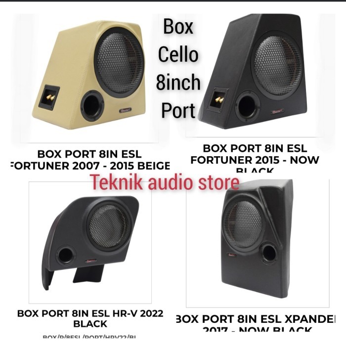 Tersedia Box Subwoofer 8Inch Cocok Untuk Subwoofer Cello