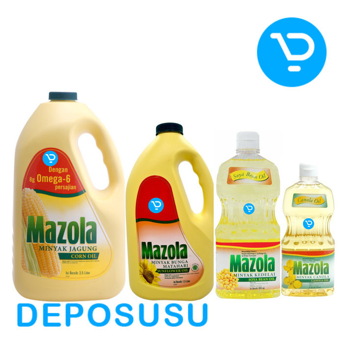 

PROMO MINYAK MAZOLA OIL Corn Kanola/Canola Sun Flower Soya Bean