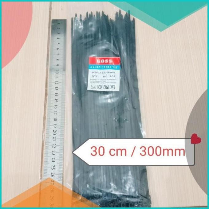 

CABLE TIE/TALI TIES NYLON ( 300mm/30cm) 11OKTZ4 onderdil