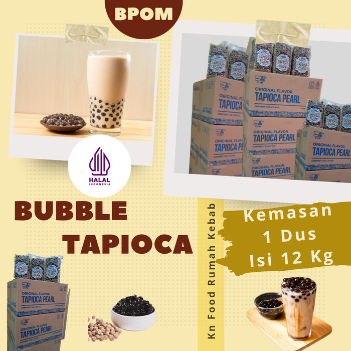 

KHUSUS GO-JEK - Tapioca Pearl -1 Dus Tapioca Pearl Bubble