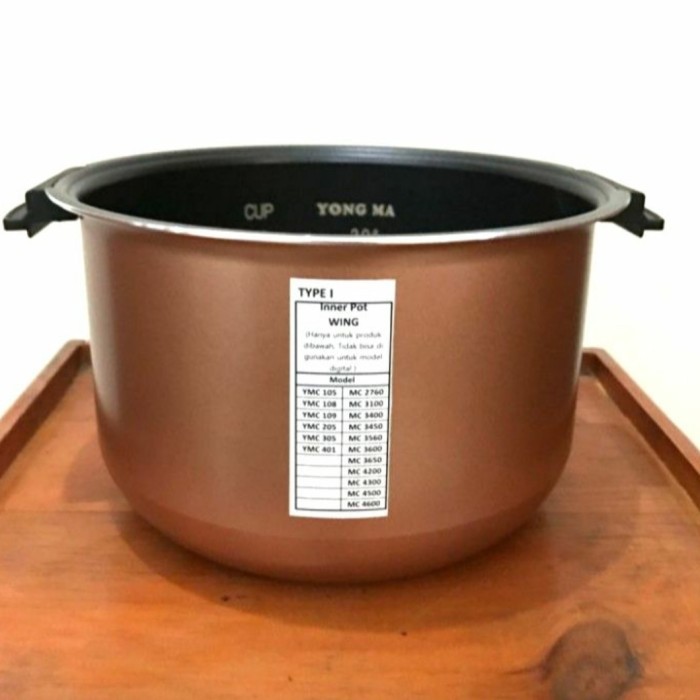 Inner Pot Yongma Panci / Teflon Magic Com 2L Kuping Original 100%