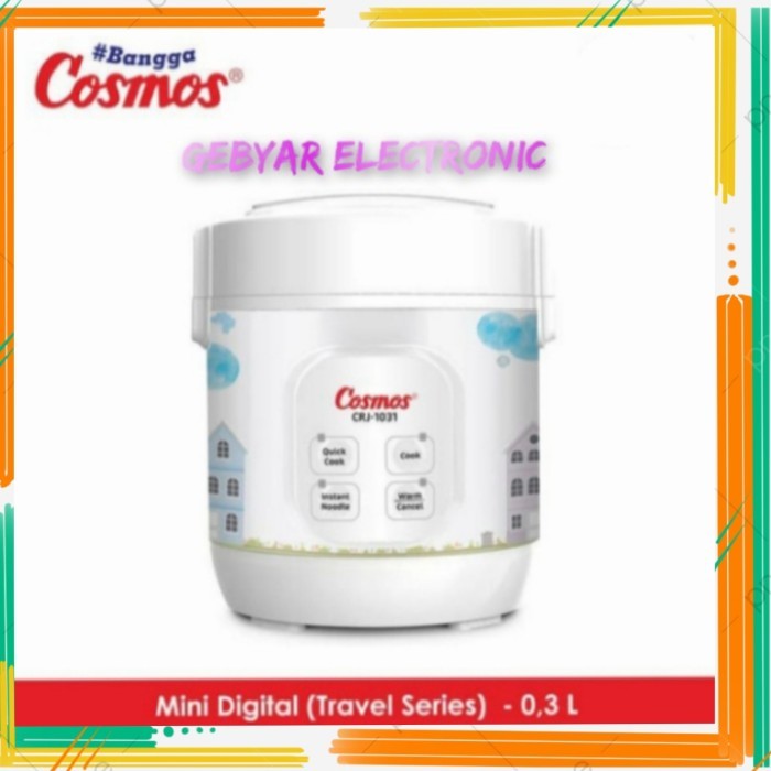 Magic Com Cosmos Crj 1031 Digital 0,3Liter 4In1
