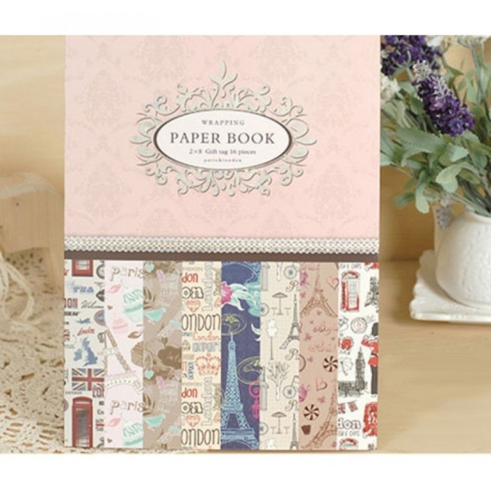 

*:*:*:*:*] Kertas Kado Wrapping Paper London Theme Wrapping Book