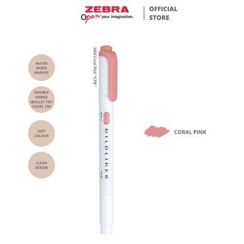 

Zebra Mildliner Vermilion