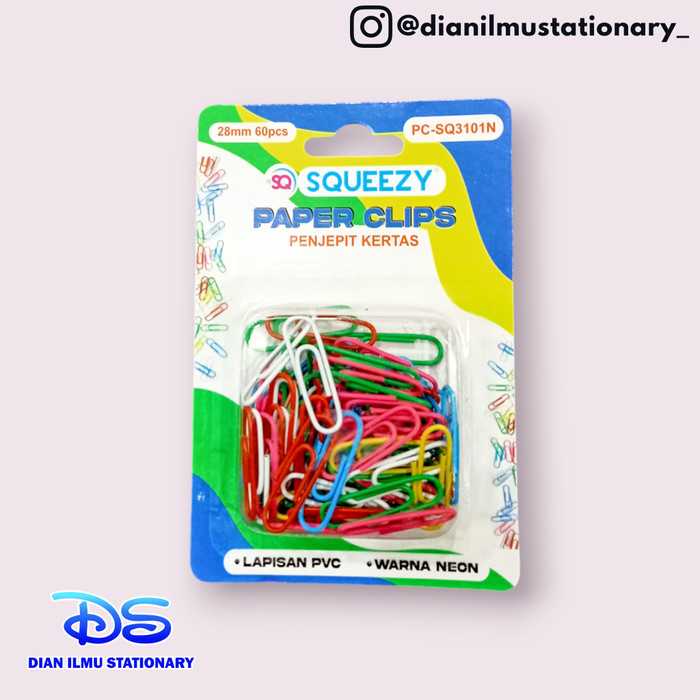 

><><><] paper clip warna squeezy 3101