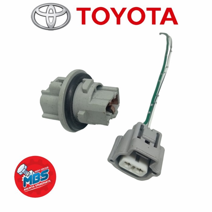 1 SET SOKET FITING LAMPU SEIN SENJA TOYOTA COROLLA GREAT ALTIS VIOS OR