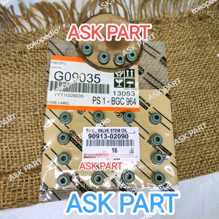 SEAL SIL KLEP GREAT ALL NEW COROLLA STARLET TWIN CAM SOLUNA HARGA 1SET