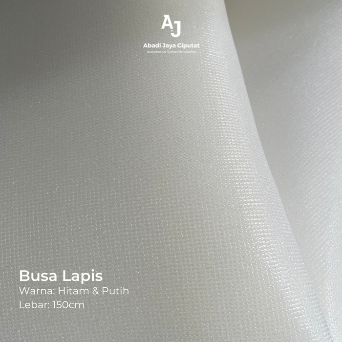 BUSA LAPIS PUTIH TRICOT 2 3 4 5 8 10MM / BUSA ANGIN / LAPISAN JOK