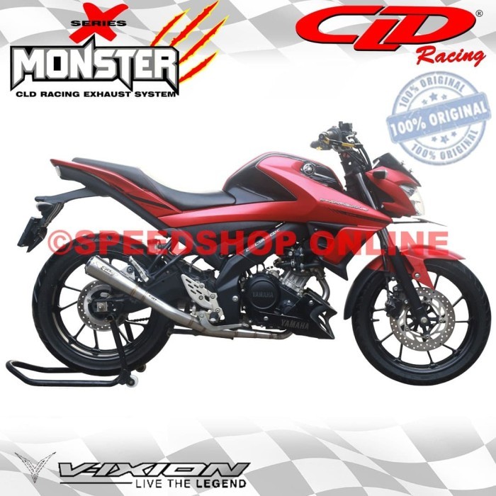 Knalpot Cld Yamaha New Vixion Original Type Monster X