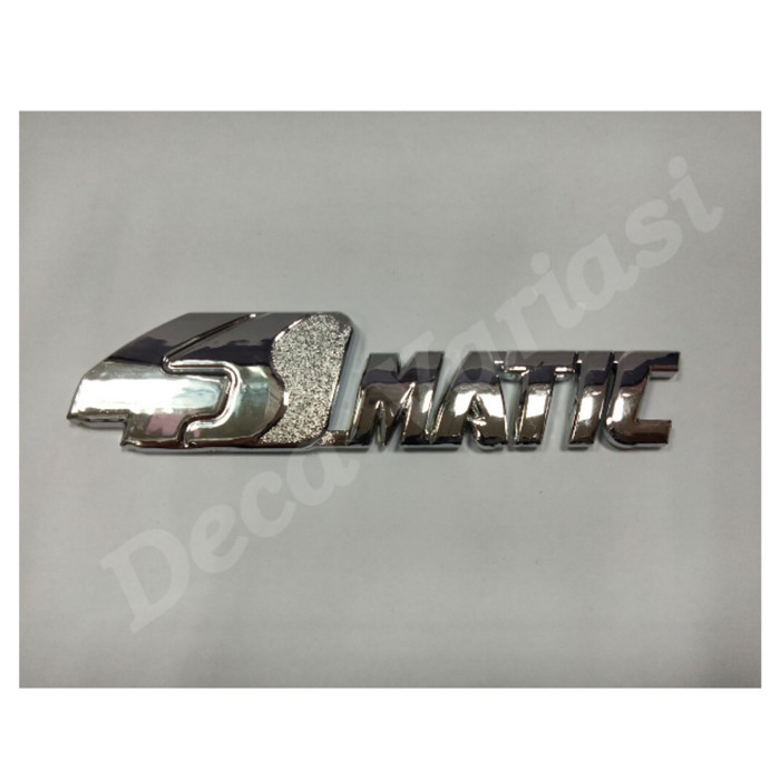 EMBLEM 4 MATIC / LOGO / TULISAN / STIKER 4 MATIC CHROME