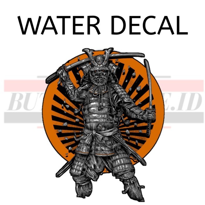 WATER SLIDE DECAL HELM / WATER DECAL HELM SAMURAI