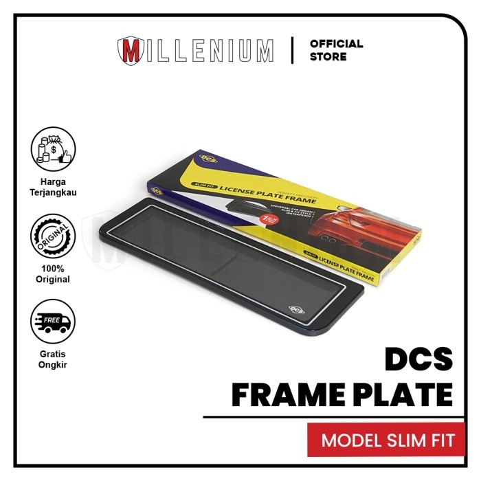 DUDUKAN PLAT NOMOR MOBIL / COVER / TATAKAN TEMPAT PLAT AKRILIK DCS