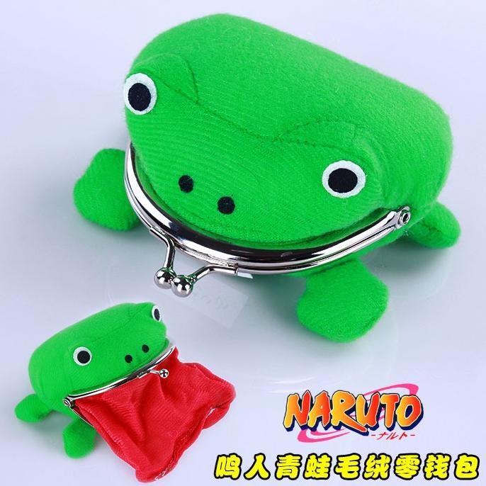 PROMO DOKO DOMPET KODOK NARUTO KATAK FROG DOMPET KOIN WALLET PURSE COIN ANIME