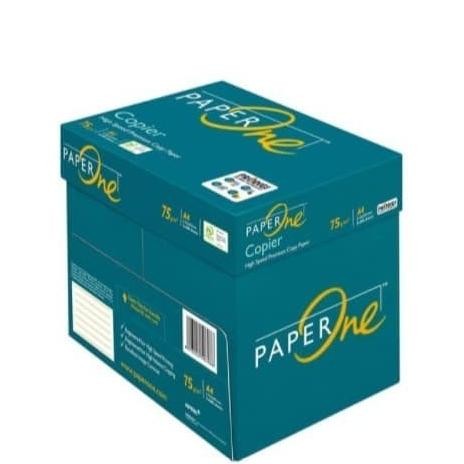 

BEBAS ONGKIR - Kertas PaperOne A4 75gr 1DUS = 5 RIM