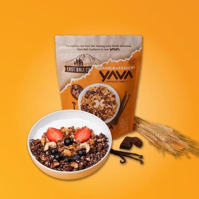 

Ready Granola chocolate Vanilla 400g - Yava By East Bali Cashews