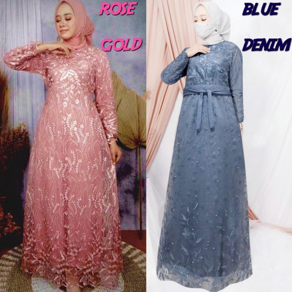 Gqmis Simpel Dan Elegan Ghmies Kondangan Pengajian Tunangan Long Dras Elegant Buju Muslimah Muslim T