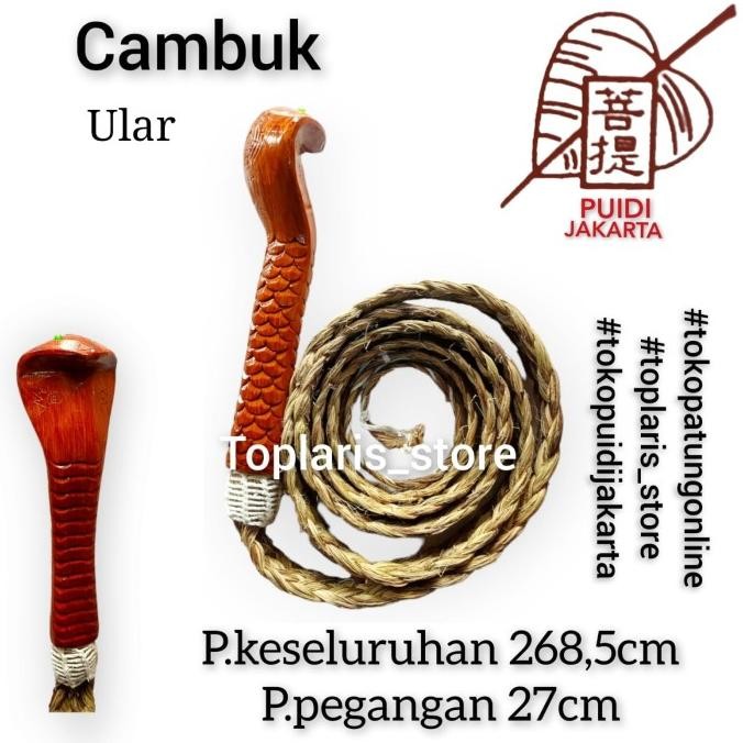 

Ready Cambuk Ular Langit Premium 024