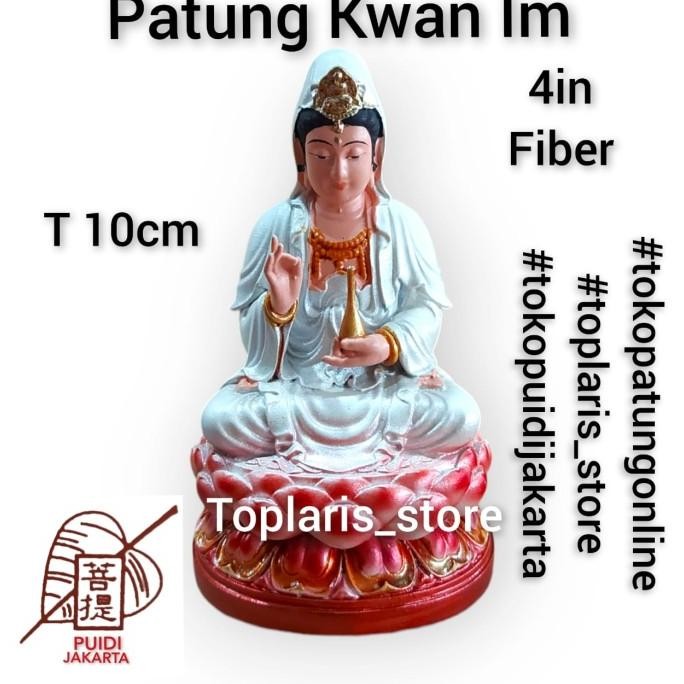 

Ready Patung Dewi Kwan Im Fiber 4in NEW