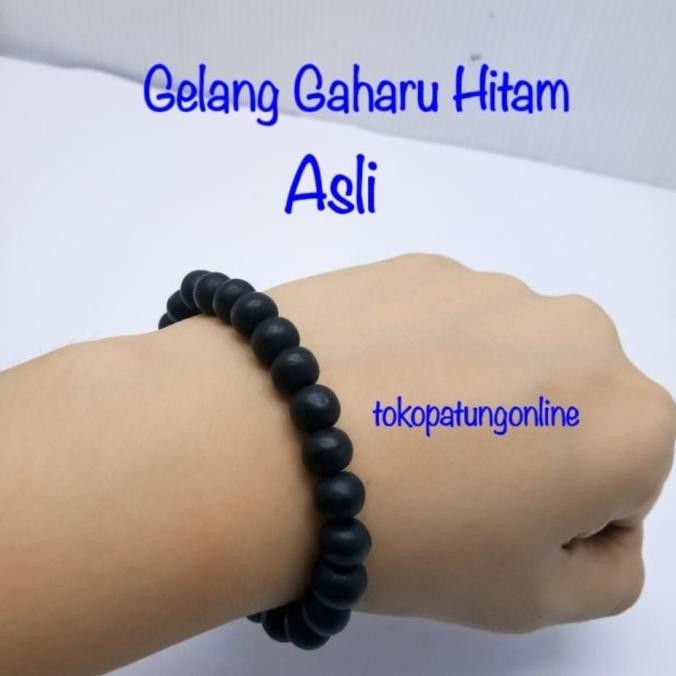 

Ready Gelang Gaharu Hitam Asli 8mm