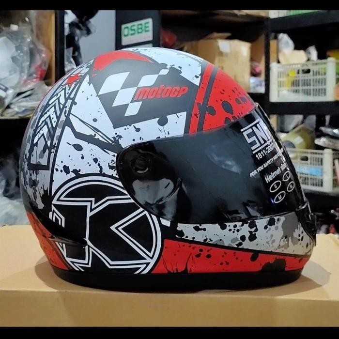 Helm Fullface Motif Nhk Mandalika Gp