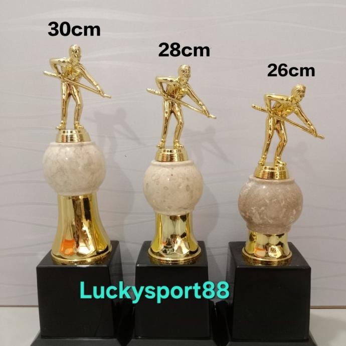 

Trophy Piala marmer billiard bilyard H32T
