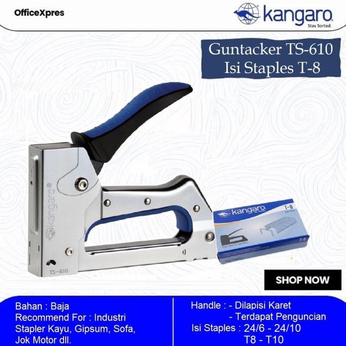 

STAPLER TEMBAK JOK KULIT MOTOR / GUNTACKER TS 610 SEJENIS MAX TGA ORIGINAL DAN TERPERCAYA