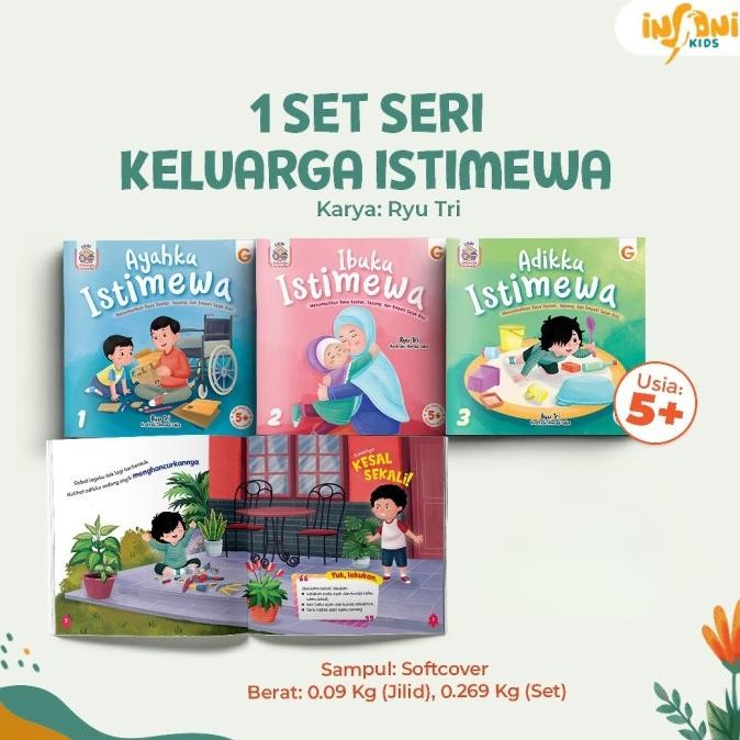 

siap kirim buku cerita anak - seri keluarga istimewa , buku anak