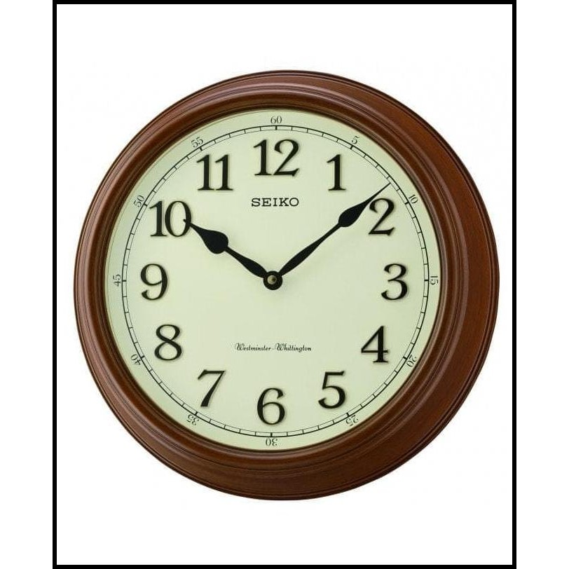 Jam Dinding Kayu Seiko Qxd214B Original Dual Chime Bestseller Qxd214 Bebas Ongkir