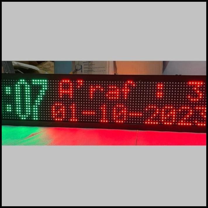 Jam Jadwal Sholat Digital Android Running Text Langsung Diproses