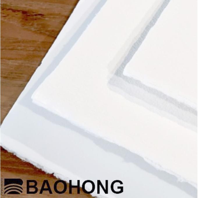 

Sale Baohong Artists Watercolor Paper Sheet 56X76Cm Deckled Edges