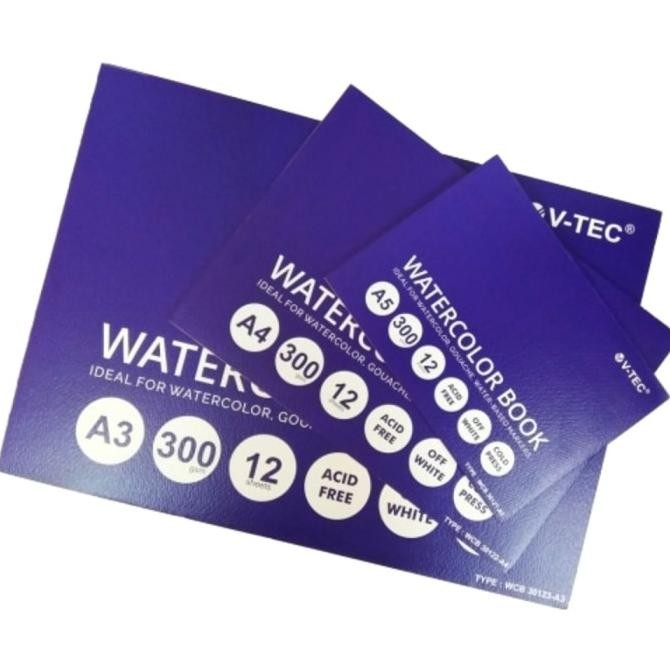 

Sale V-Tec Watercolor Book A3
