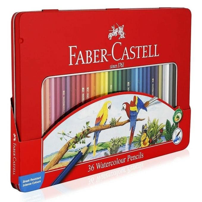 

Sale Pensil Warna Water Colour Pencils 36L Tin Faber Castel