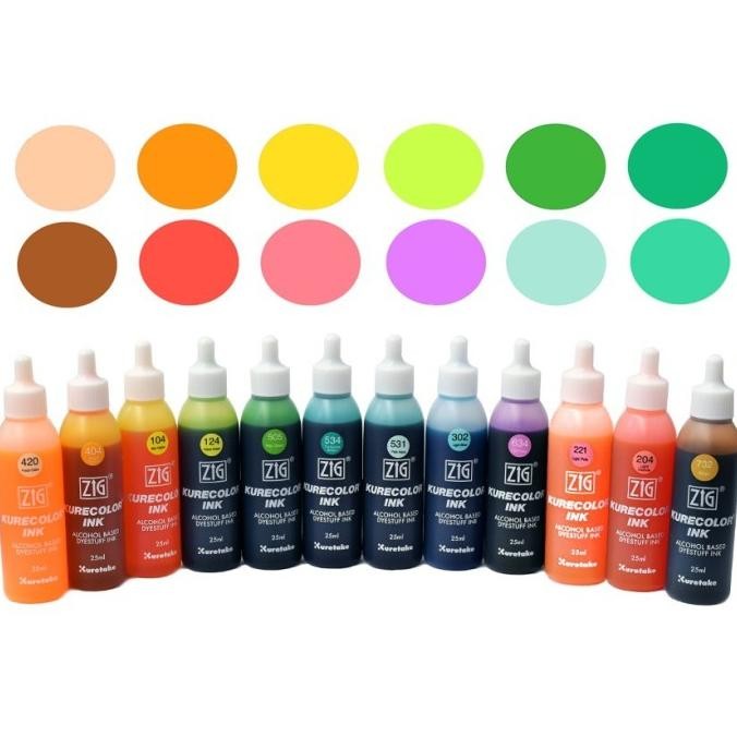 

Sale Zig Kurecolor Ink Natural Colours 25Ml (Satuan)