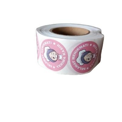

langsung order saja] TERMURAH 1 Roll Isi 500 Pcs | Sticker Selamat Menikmati 1 Roll Isi 500 Pcs