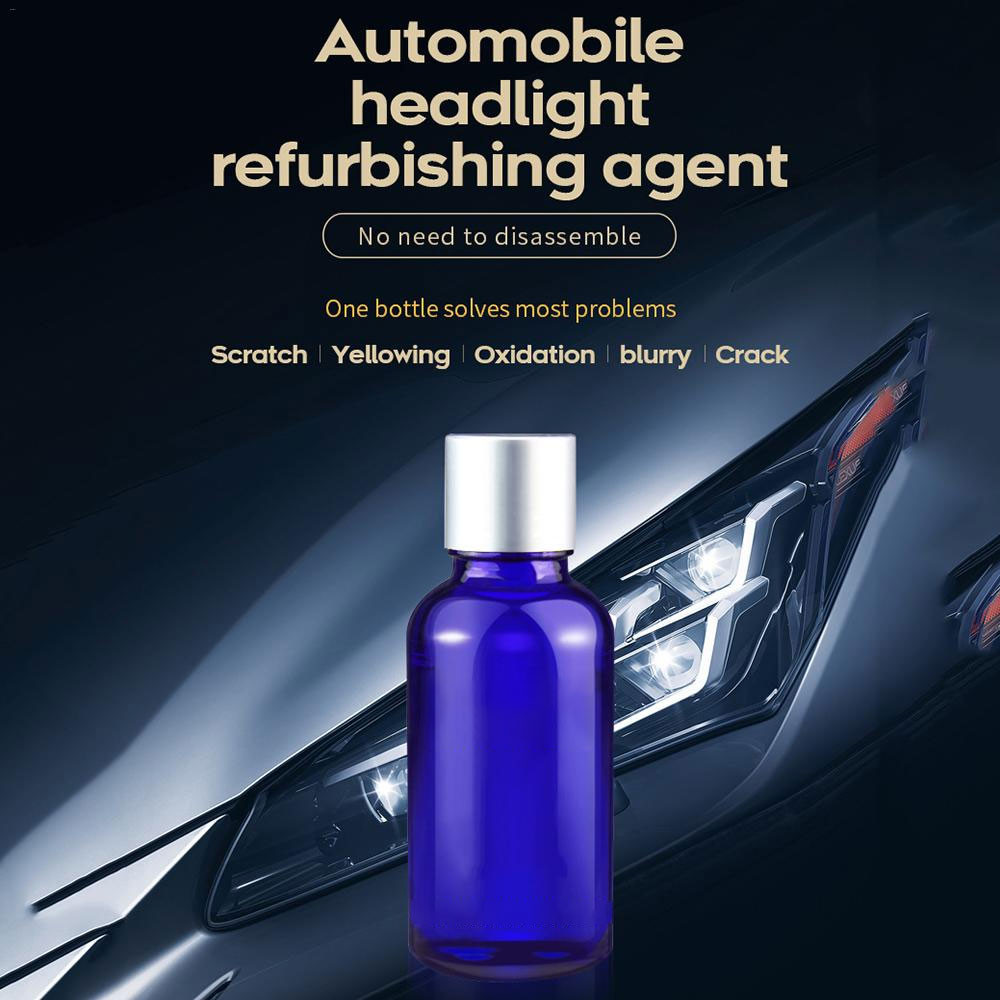 

- Goxfaca Car Headlight Cleaner Cairan Pemutih Kaca Lampu Mobil 10ml - LE1646 -