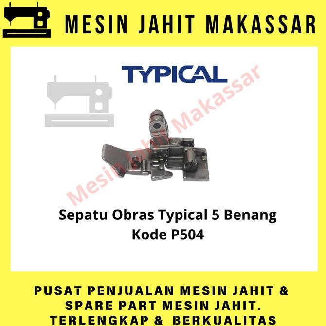 

{{{{}}] Original Termurah | Sepatu Mesin Obras Typical 5 Benang Kode P504 Kualitas Bagus