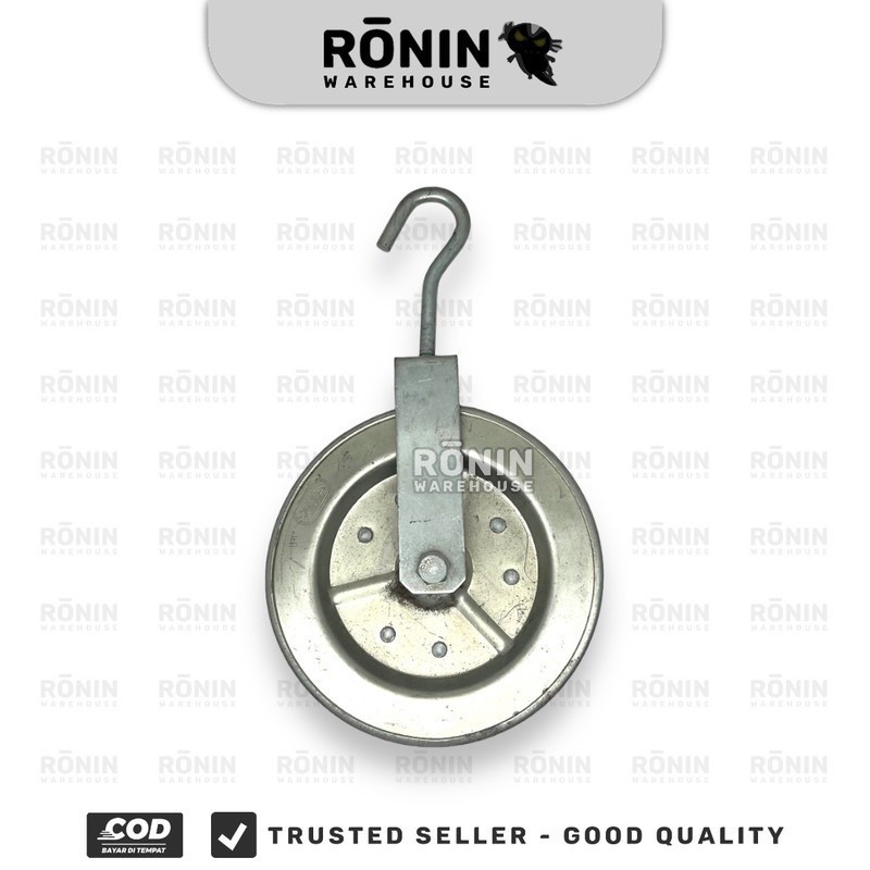 ATS katrol kerekan sumur timba air besi cat