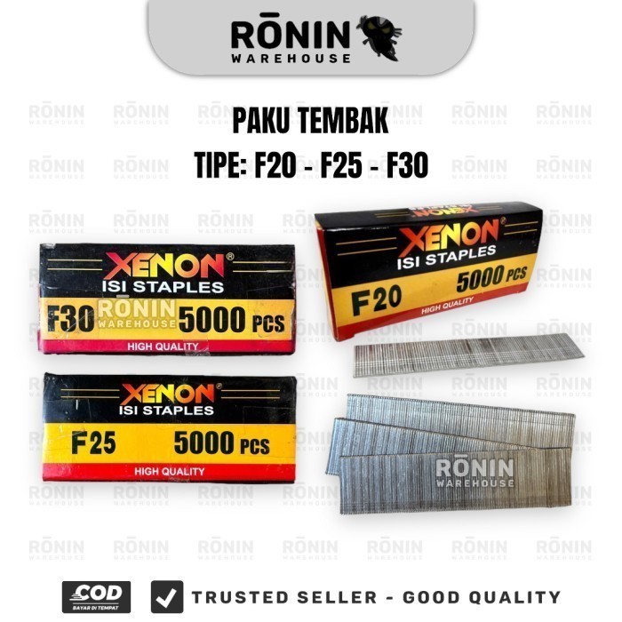 

XENON Paku Tembak F10 F20 F25 F30 F50 Isi Staples Refill Staple Tacker Stapler Hekter