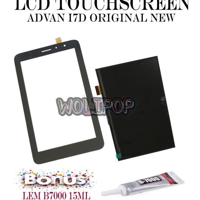 Bonus Lem B7000 Lcd Touchscreen Tab Advan I7D Original New Berkualitas