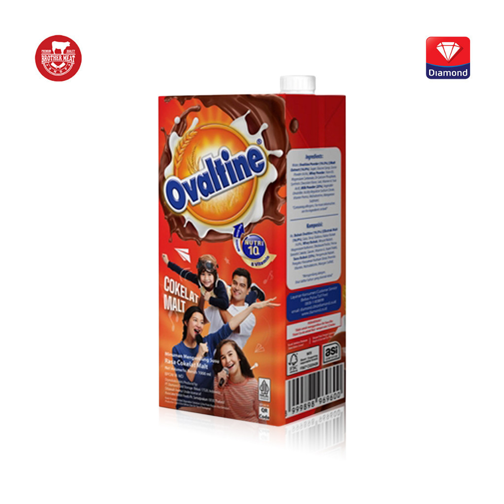 

OVALTINE UHT Choco Malt 1 Liter/1000ml, Susu UHT Rasa Cokelat