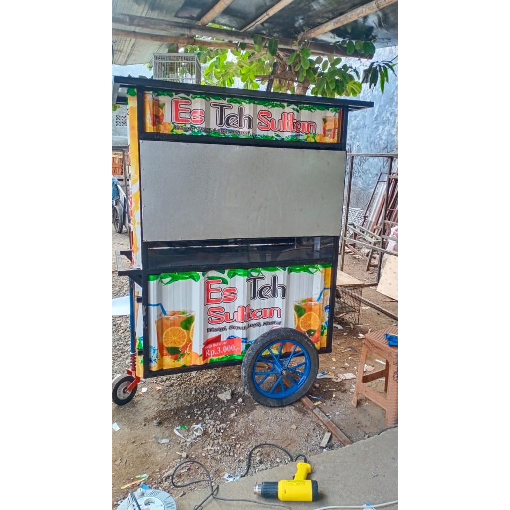 Tebaru custom stiker es teh manis sultan solo Berkualitas