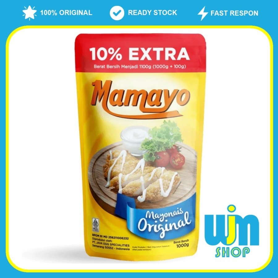 

Mamayo Mayonnaise Original 1kg + 100gr - WJM Mks