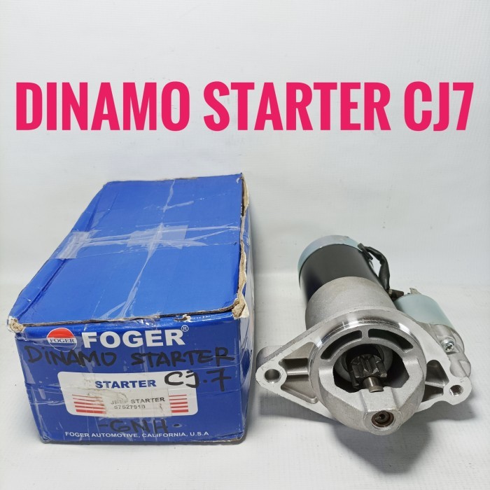 Dinamo Starter CJ7 Motor Starter Jeep CJ-7 Merk Foger