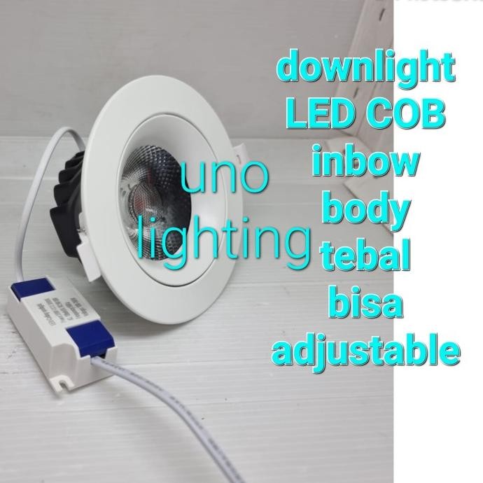 body tebal downlight cob 4000k 30w 30watt / spotlight plafon led 30w