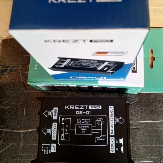 Direct Box Krezt PRO DB-01 Passive Mono DI Box Pasif