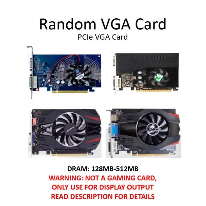 NEW Random VGA GPU Second Low-End Bekas VGA HDMI PCIe Graphics Card