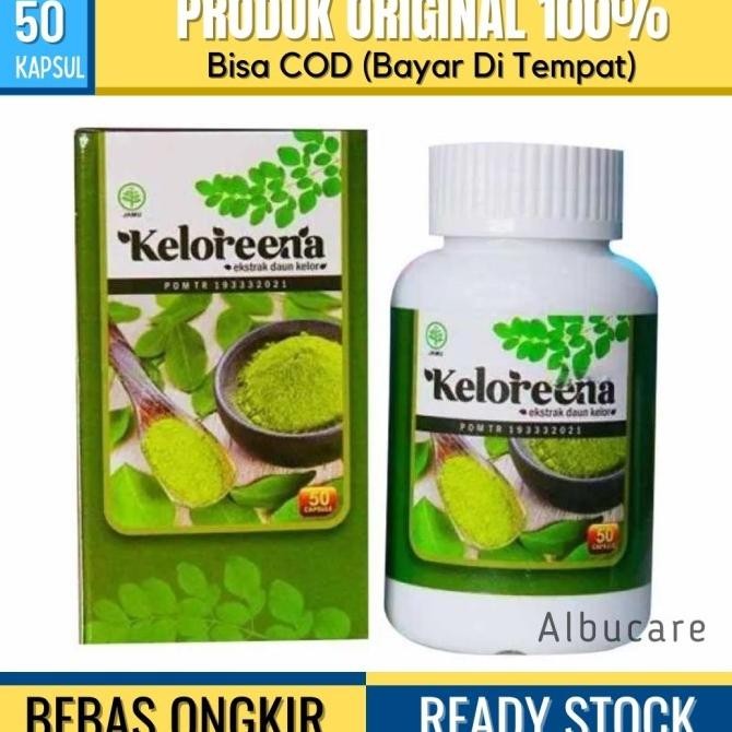 Obat Herbal Pengencer Dahak/Lendir di Pernapasan, Keloreena 50 Kapsul