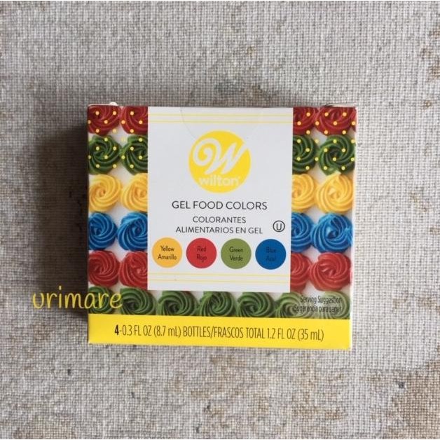 

NEW Wilton Primary Icing Colors - Gel Icing Colors, Pewarna Kue