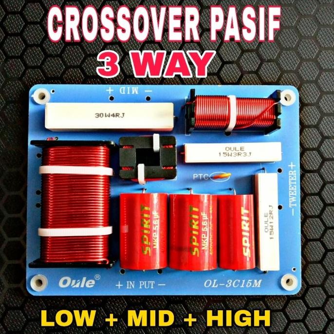 crossover pasif 3way crosover pasif 3 way LOW MID HIGH OL3C import