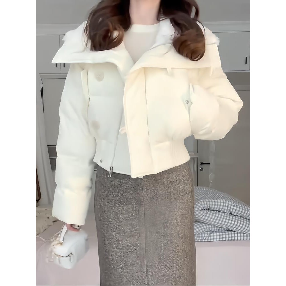 

New Korean Style Loose Cotton Padded Jacket